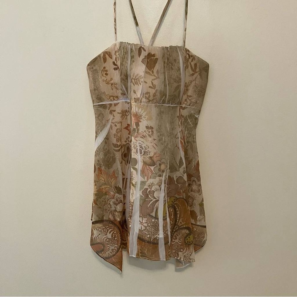 Floral Spaghetti Strap Top